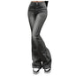 Women's Modern Straight Jeans Wide Leg Casual 2024 Boyfriend Cropped Raw Hem Denim Pants Cropped Wide-Leg Jeans