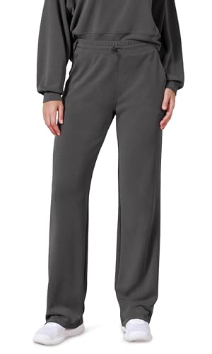 ODODOS Women's Modal Soft Wide Leg Pants with Pockets Adjustable Shockcord High Waist Casual Lounge Pants-27/29/31" Inseam