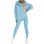Lounge Sets for Women - 2 Piece Button Thick Outfits Sweatsuit Hoodies with Pants Fall Jogging Track Suits for Women