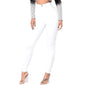 Womens Straight Leg Jeans High Waisted Wide Leg Jeans Casual Stretchy Denim Pants