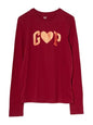GAP Women's Long Sleeve Logo Tee