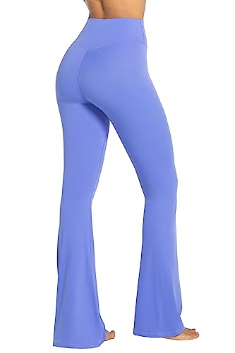 Sunzel Womens Flare Leggings with Tummy Control Crossover Waist and Wide Leg