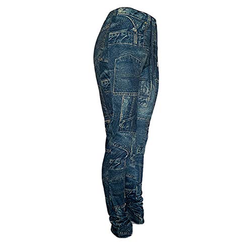 Women's Modern Straight Jeans Wide Leg Casual 2024 Boyfriend Cropped Raw Hem Denim Pants Cropped Wide-Leg Jeans