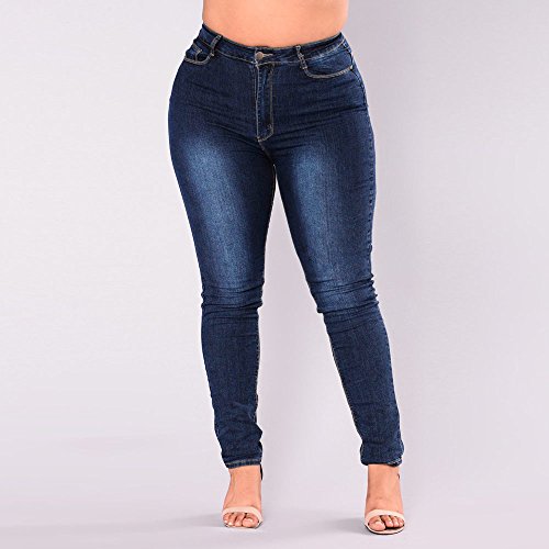 Jeans for Women High Waist Stretch Skinny Jean Button Fly Stretchy Straight Legs Denim Pants Destroyed Denim Pants