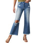 Jeans for Women High Waisted Straight Ankle Stretch Low Rise Barrel Jean Loose Boyfriend Denim Pant