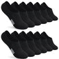 Toes Home No Show Socks Womens Cushioned Low Cut Athletic Hidden Liner for Sneakers Ankle Invisible Running Socks 4/6 Pairs
