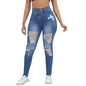 Womens Straight Leg Jeans High Waisted Wide Leg Jeans Casual Stretchy Denim Pants