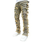 Stacked Jeans Men Skinny Ripped Jeans Slim Fit Denim Pants Y2K Goth Harajuku Emo Jeans Trouser