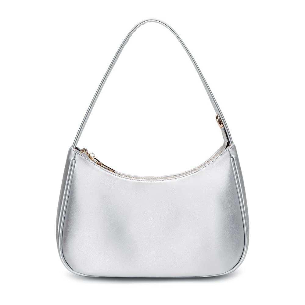 CYHTWSDJ Shoulder Bags for Women, Cute Hobo Tote Handbag Mini Clutch Purse with Zipper Closure