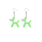 coadipress 3D Balloon Dog Earrings for Women Kawaii Funny Balloon Animal Dog Earrings Colorful Cartoon Resin Charm Poodle Dog Dangle Earrings Patry Fashion Accessories Jewelry