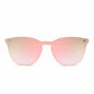 JIM HALO Trendy Rimless Mirrored Sunglasses Reflective Sun Glasses for Women Men