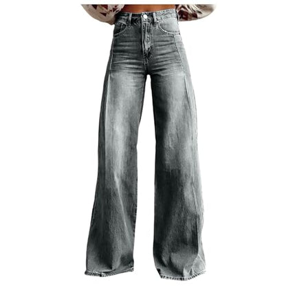 Jeans for Women High Waist Stretch Skinny Jean Button Fly Stretchy Straight Legs Denim Pants Destroyed Denim Pants