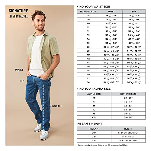 Levi Strauss Signature Gold Men's Straight Fit Jeans