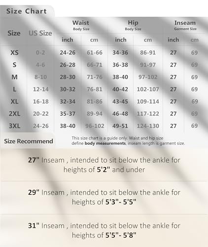ODODOS Women's Modal Soft Wide Leg Pants with Pockets Adjustable Shockcord High Waist Casual Lounge Pants-27/29/31" Inseam