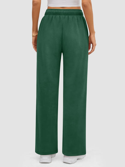 ATHMILE Womens Sweatpants 2024 Baggy Wide Fleece Lined Straight Leg Pants