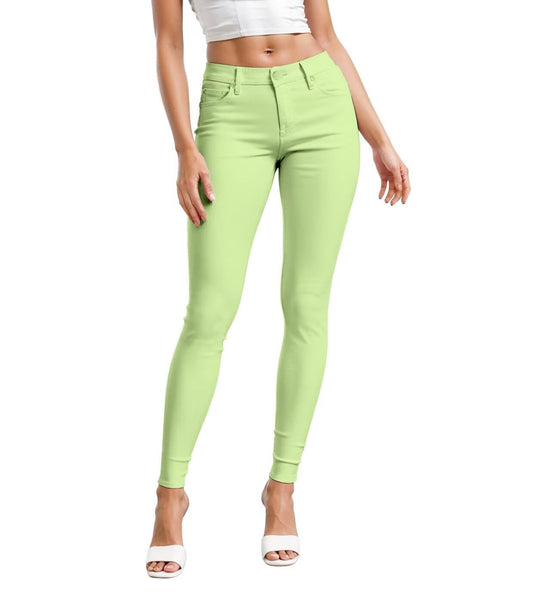 Hybrid & Company Womens Hyper Ultra Stretch Comfy Skinny Leg Work Casual Pants