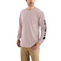 Carhartt Men's Loose Fit Heavyweight Long-Sleeve Logo Sleeve Graphic T-Shirt