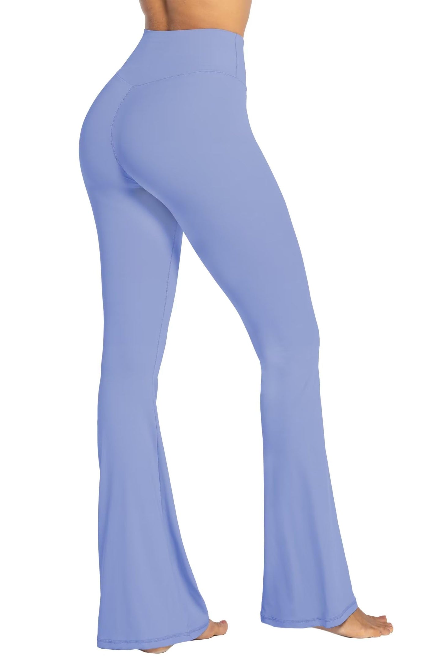 Sunzel Womens Flare Leggings with Tummy Control Crossover Waist and Wide Leg