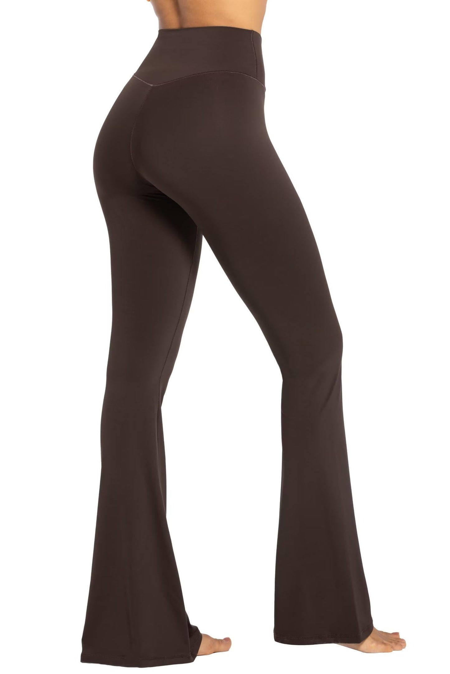 Sunzel Womens Flare Leggings with Tummy Control Crossover Waist and Wide Leg