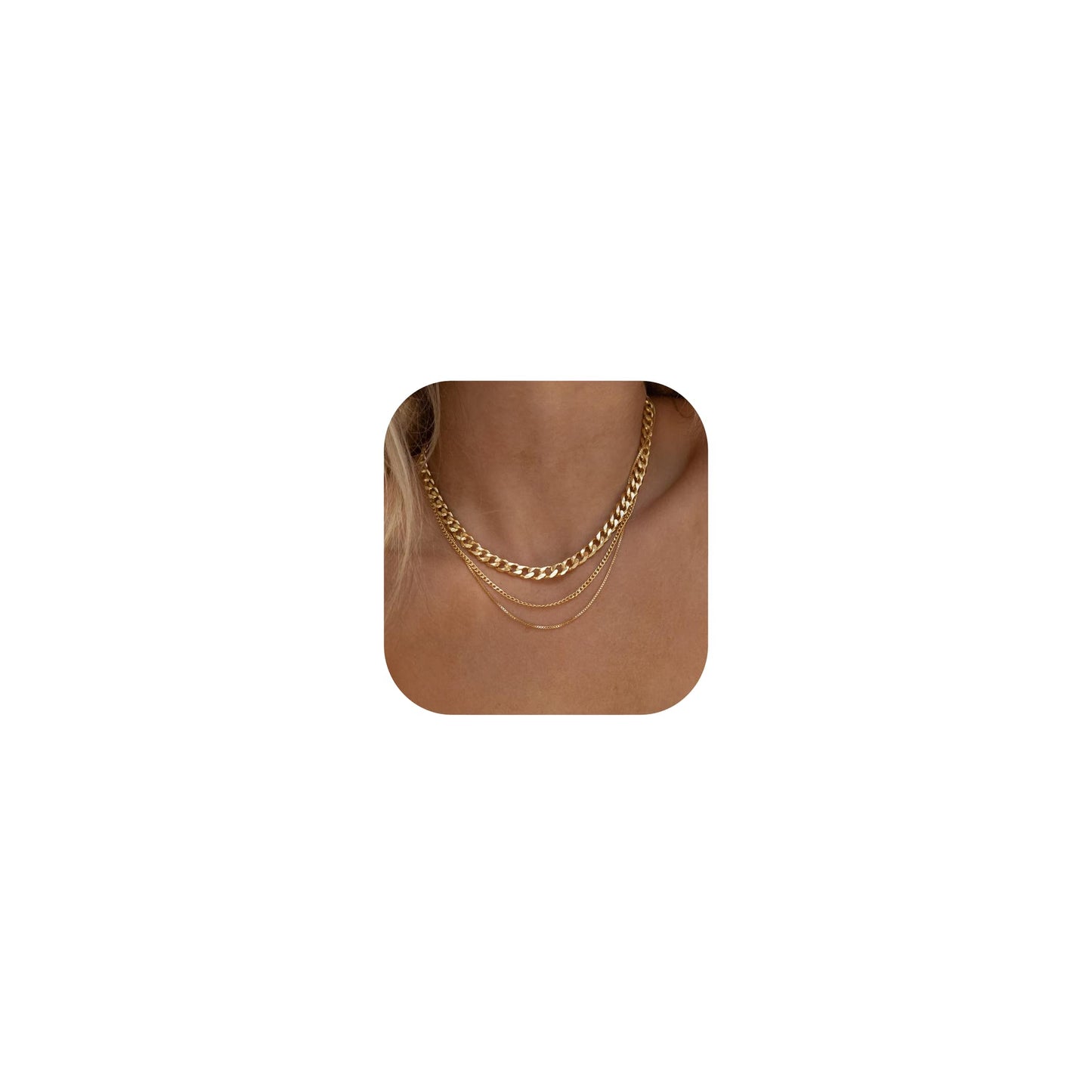 Herringbone Necklace for Women,Dainty Gold Necklace,14k Gold Plated Snake,Gold Chain Choker Necklaces,Simple Gold Layered Necklaces,Gold Jewelry Gift for Women