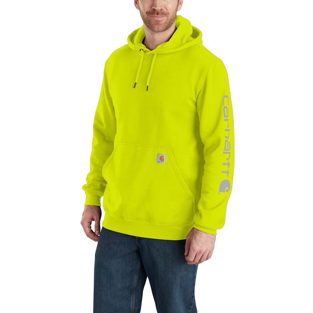 Carhartt Men's Loose Fit Midweight Logo Sleeve Graphic Sweatshirt