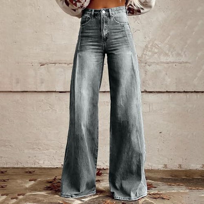 Jeans for Women High Waist Stretch Skinny Jean Button Fly Stretchy Straight Legs Denim Pants Destroyed Denim Pants
