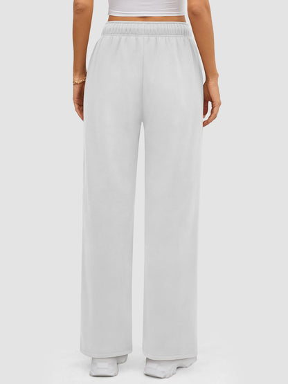 ATHMILE Womens Sweatpants 2024 Baggy Wide Fleece Lined Straight Leg Pants