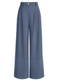 AUTOMET Women Wide Leg Dress Pants High Waisted Loose Fit Business Casual Work Trousers with Pockets 2024
