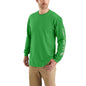 Carhartt Men's Loose Fit Heavyweight Long-Sleeve Logo Sleeve Graphic T-Shirt