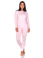 Thermajane Long Johns Thermal Underwear for Women Fleece Lined Base Layer Pajama Set Cold Weather