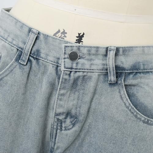 Women's Wide Leg Jeans High Waist Stretchy Classic High Rise Slimming Jeggings Cropped Wide-Leg Jeans