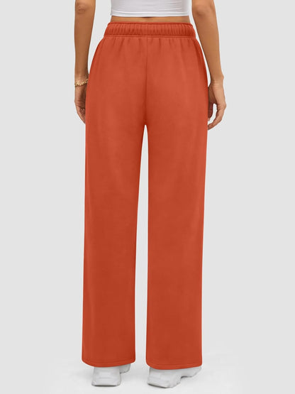 ATHMILE Womens Sweatpants 2024 Baggy Wide Fleece Lined Straight Leg Pants