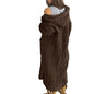 NIUBIA Womens Casual Long Sleeve Open Cardigan Warm Hooded Outwear Coat Cable Knit Long Cardigan Sweaters with Pockets