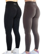 AUROLA Workout Leggings for Women Seamless Scrunch Tights Tummy Control Gym Fitness Girl Sport Active Yoga Pants