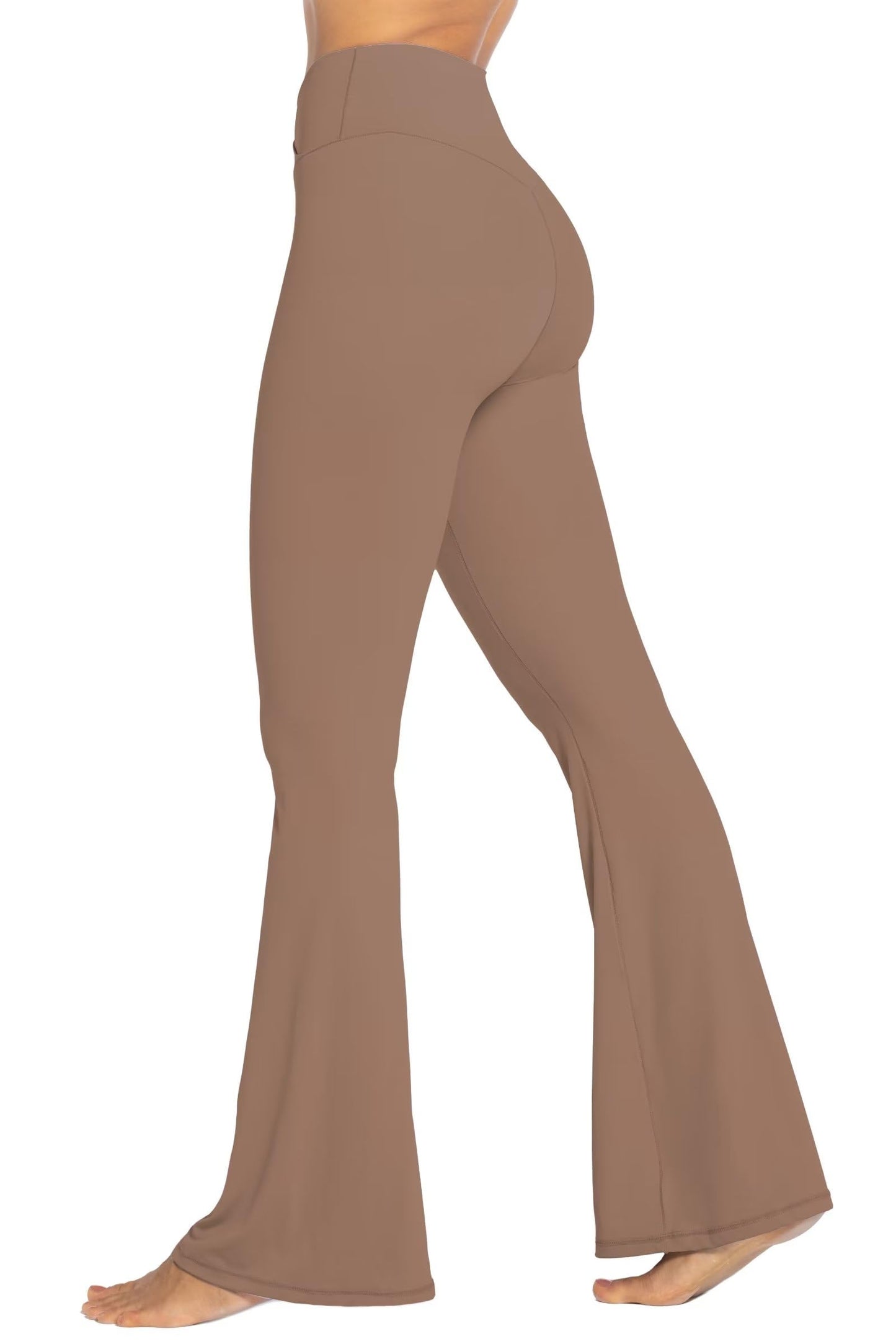 Sunzel Womens Flare Leggings with Tummy Control Crossover Waist and Wide Leg