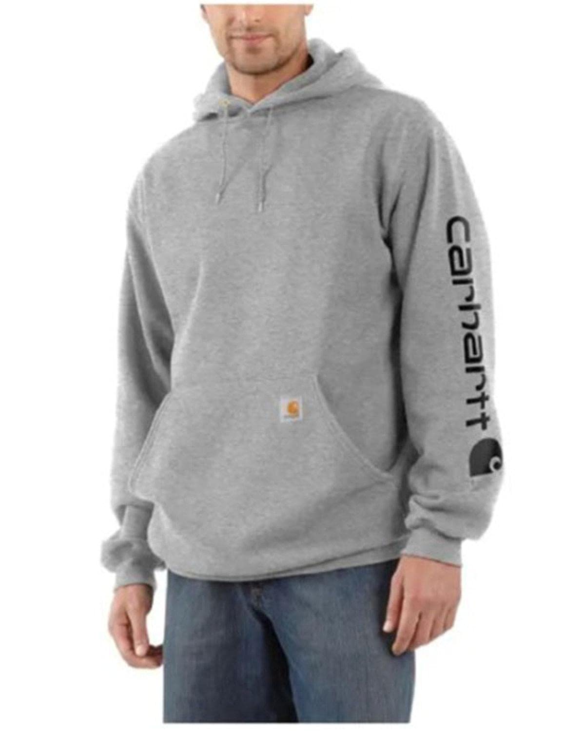 Carhartt Men's Loose Fit Midweight Logo Sleeve Graphic Sweatshirt