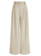 AUTOMET Women Wide Leg Dress Pants High Waisted Loose Fit Business Casual Work Trousers with Pockets 2024