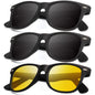 KALIYADI Polarized Sunglasses for Men and Women Matte Finish Sun glasses Color Mirror Lens UV Blocking (3 Pack)