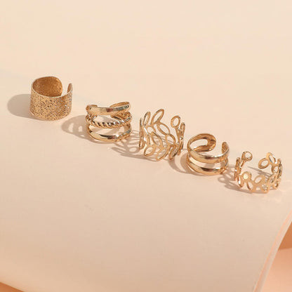 5 Pcs Gold Ear Cuffs for Women Non Piercing Ear Cuff Earrings Clip on Earring Set Huggie Hoop Earrings Cartilage Earrings Stack Jewelry for Women