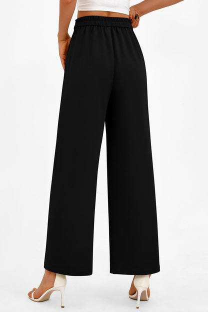 PRETTYGARDEN Women's Wide Leg Pants Dressy High Waisted Business Casual Work Office Suit Palazzo Pant Trousers
