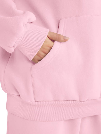AUTOMET Womens 2 Piece Outfits Lounge Hoodie Sweatsuit Sets Oversized Sweatshirt Baggy Fall Fashion Sweatpants with Pockets