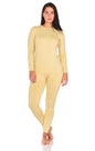 Thermajane Long Johns Thermal Underwear for Women Fleece Lined Base Layer Pajama Set Cold Weather