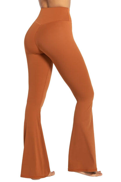 Sunzel Womens Flare Leggings with Tummy Control Crossover Waist and Wide Leg