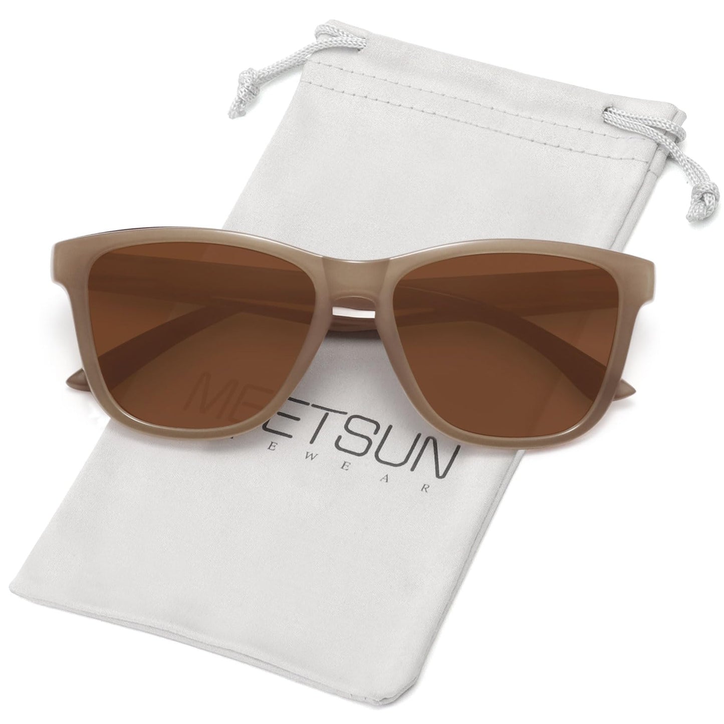 MEETSUN Polarized Sunglasses for Women Men Trendy Classic Retro Designer Style