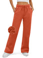 ATHMILE Womens Sweatpants 2024 Baggy Wide Fleece Lined Straight Leg Pants