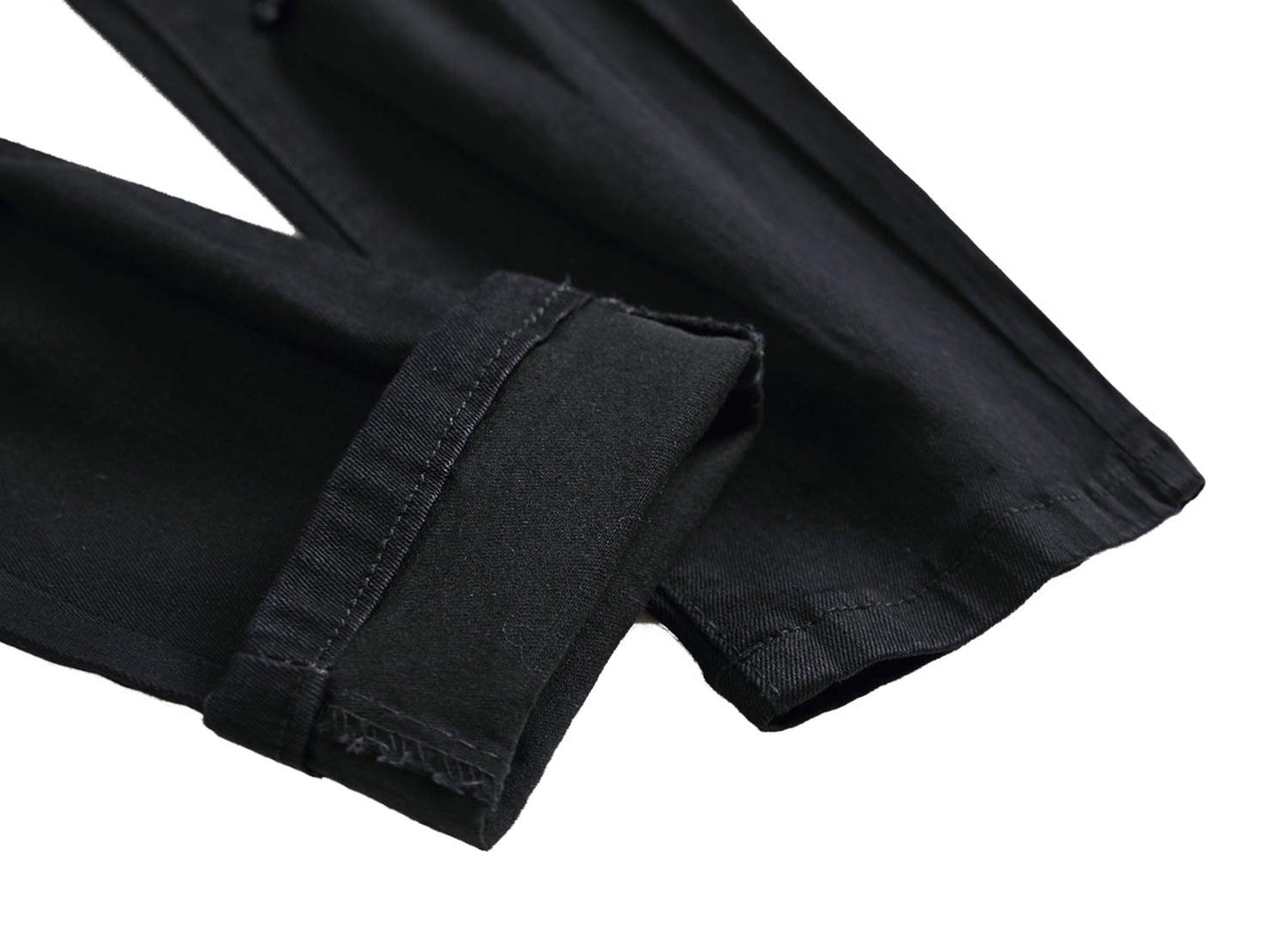 Men's Ripped Skinny Stretch Distressed Destroyed Slim Jeans Denim Pants
