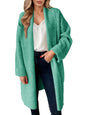 Saodimallsu Womens Long Cardigan Sweaters Chunky Open Front Oversized Slouchy Knit Fall Trendy Coatigan Jackets