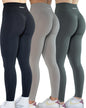 AUROLA Workout Leggings for Women Seamless Scrunch Tights Tummy Control Gym Fitness Girl Sport Active Yoga Pants