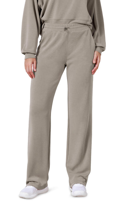 ODODOS Women's Modal Soft Wide Leg Pants with Pockets Adjustable Shockcord High Waist Casual Lounge Pants-27/29/31" Inseam