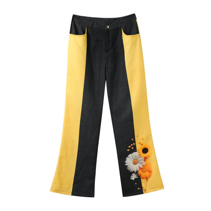 Jeans for Women High Waist Stretch Skinny Jean Button Fly Stretchy Straight Legs Denim Pants Destroyed Denim Pants